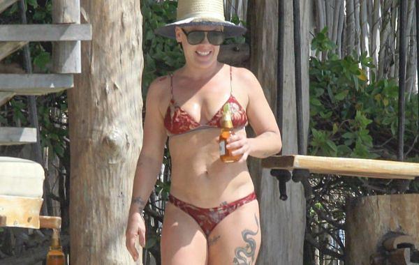 Pink Looks Like a Trucker in a Bikini! free nude pictures