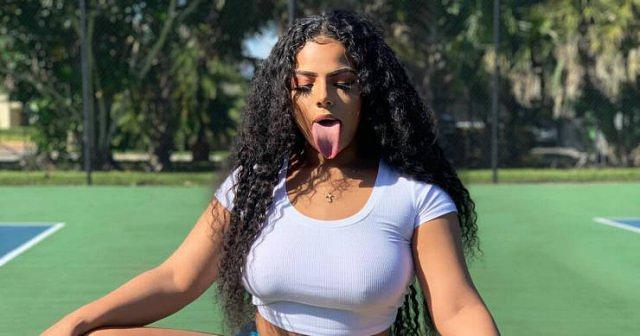 Mikayla Saravia Has A 16,5 cm Long Tongue free nude pictures