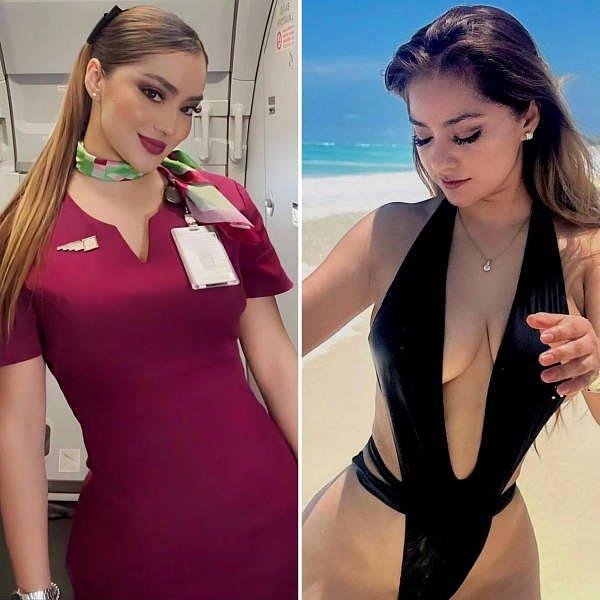 Hot Flight Attendants free nude pictures