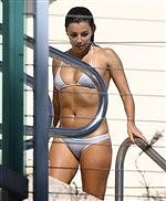 Eva Longoria Shows Her Nips In A Wet Bikini free nude pictures