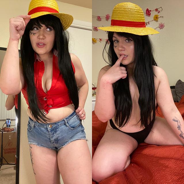 Monkey D. Luffy on/off by CosplayBunny free nude pictures