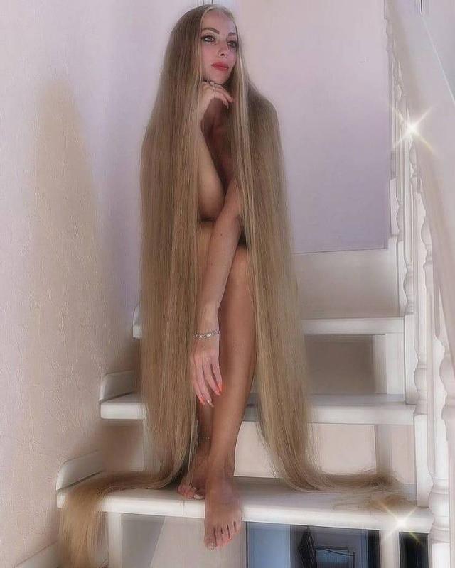 Meet Ukrainian Rapunzel, Whose Hair Is 1.Meter Long free nude pictures