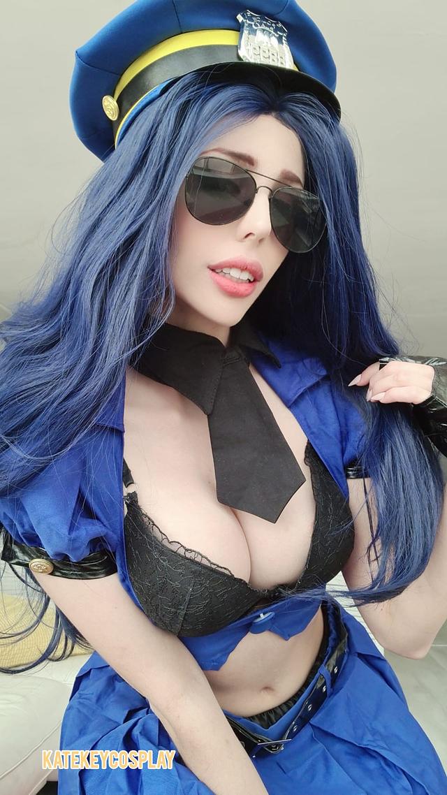 Officer Caitlyn from League of Legends by Kate Key free nude pictures