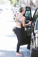 Kaley Cuoco Out In Just A Bra And Yoga Pants free nude pictures