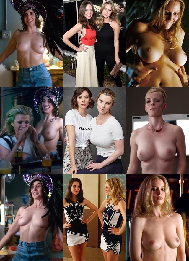 Alison Brie, Julianna Guill, Betty Gilpin & Gillian Jacobs free nude pictures