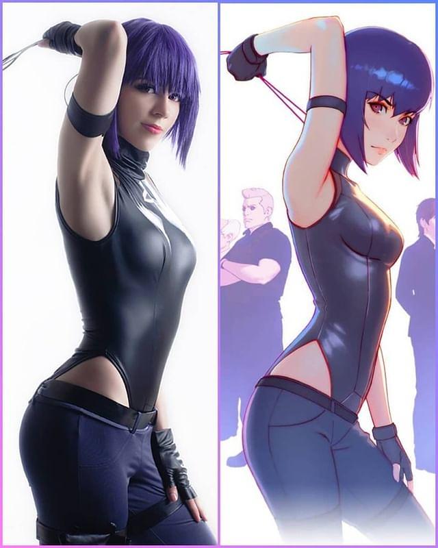 Motoko Kusanagi cosplay by aurora_yulia free nude pictures