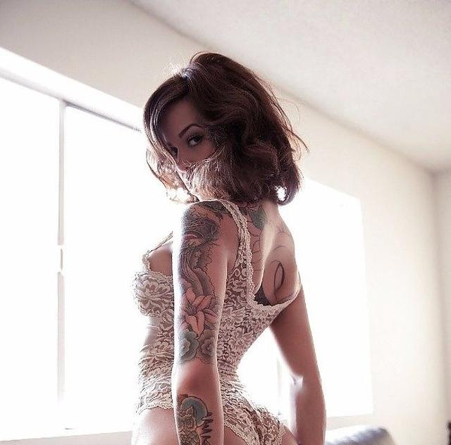 Sexy Girl With Tattoos Embracing Their Seductive Side free nude pictures