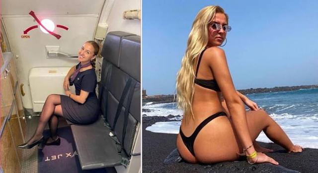 Stunning Flight Attendants Showcased Both In and Out of Uniform free nude pictures